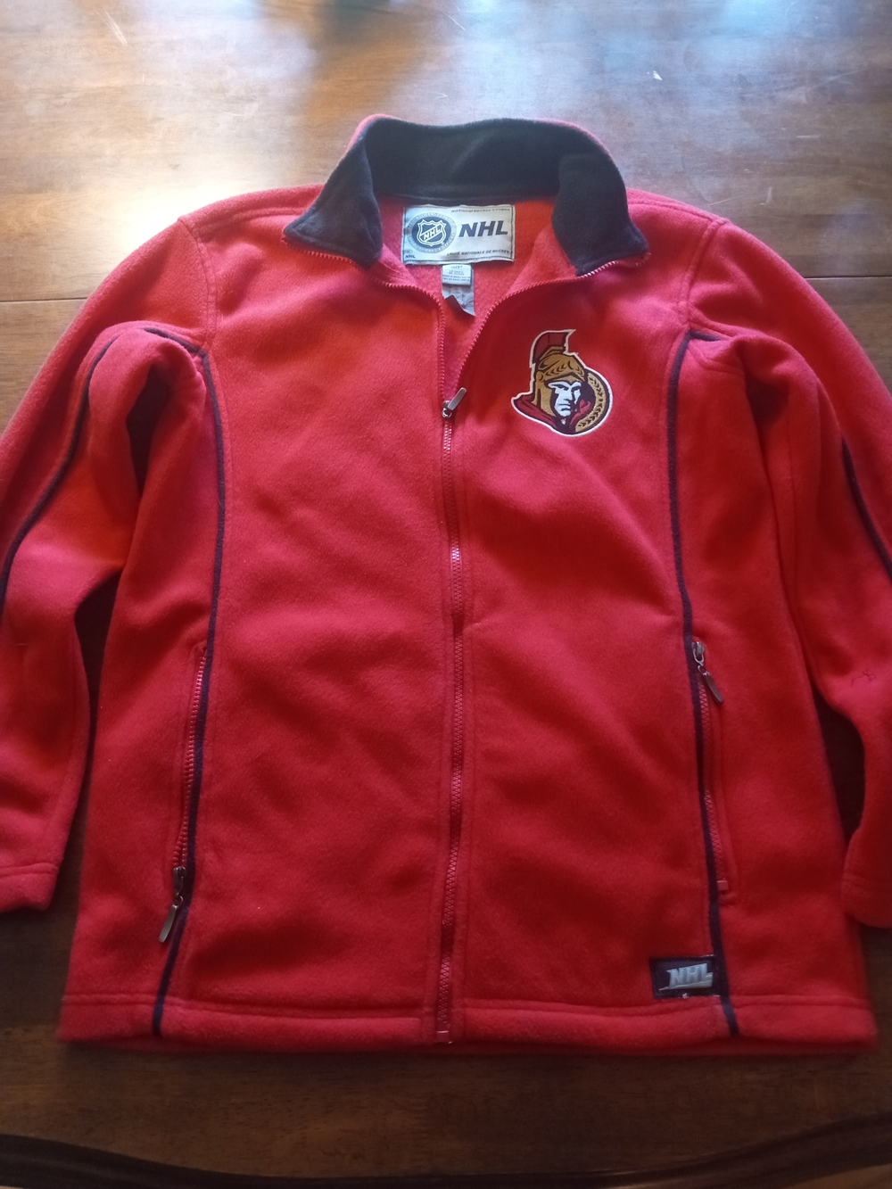 NHL Ottawa Senators Red Mens Fleece Jacket